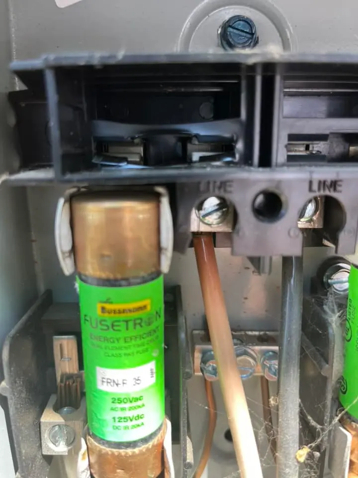 AC electrical connections and proper wiring installation