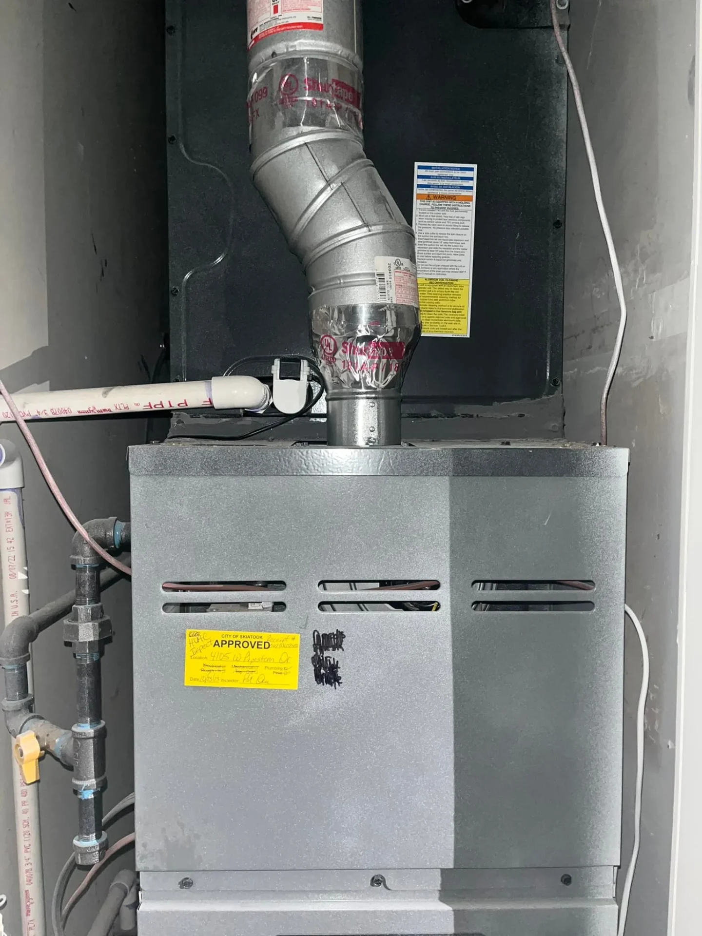 Annual furnace maintenance service in Tulsa